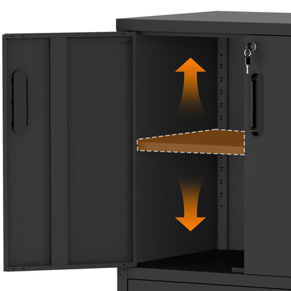 【USA】Tattoo Tool Cart with Wheels & Drawer – Heavy-Duty Rolling Trolley for Tattoo Studio