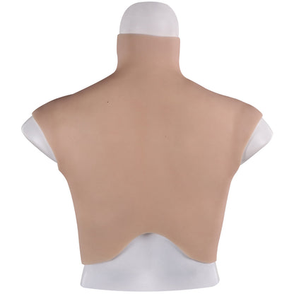 Veined Oil-Free Silicone Breastplate — B–H Cup