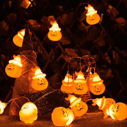 Halloween String Lights for Tattoo Studios – Spooky LED Decor to Create a Festive Client-Friendly Atmosphere