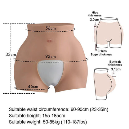 Thickened Silicone Hip Enhancer Panty