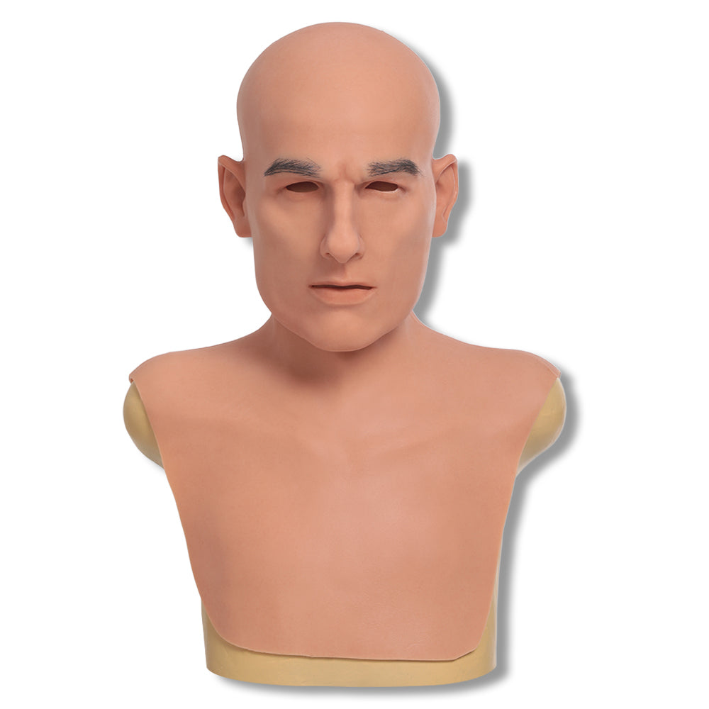 Realistic Young Male Silicone Face Mask