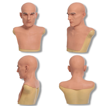Realistic Young Male Silicone Face Mask