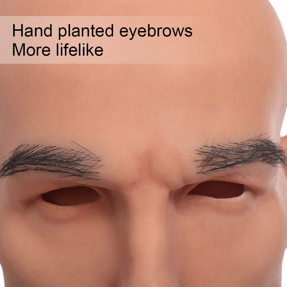 Realistic Young Male Silicone Face Mask
