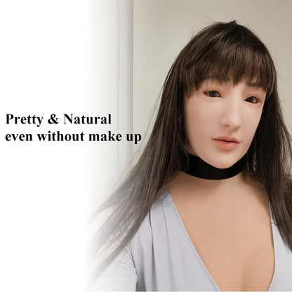 Realistic Female Full-Head Silicone Face Mask