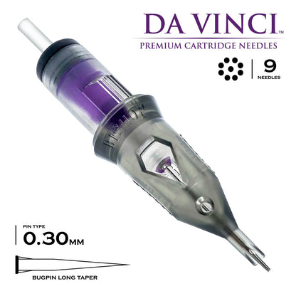 Bishop Da Vinci V2 Tattoo Cartridge Needles — Box of 20