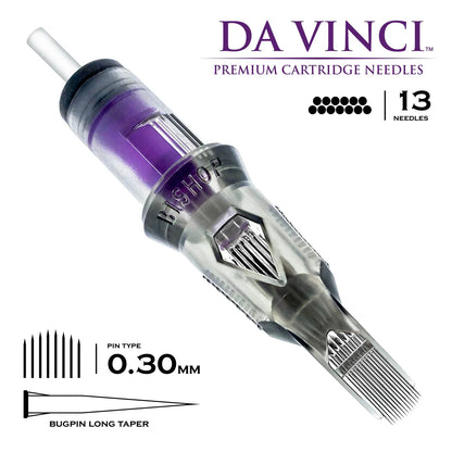 Bishop Da Vinci V2 Tattoo Cartridge Needles — Box of 20