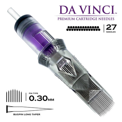 Bishop Da Vinci V2 Tattoo Cartridge Needles — Box of 20