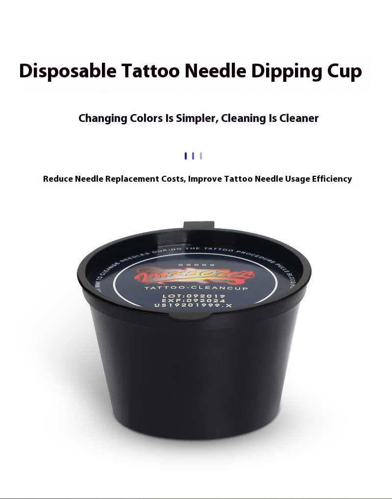 Tattoo Rinse Cups for Needle & Tip Cleaning – 18pcs/Box, Disposable Ink Wash Cups