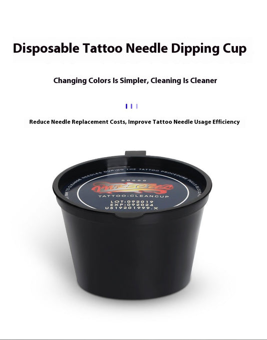 Tattoo Rinse Cups for Needle & Tip Cleaning – 18pcs/Box, Disposable Ink Wash Cups
