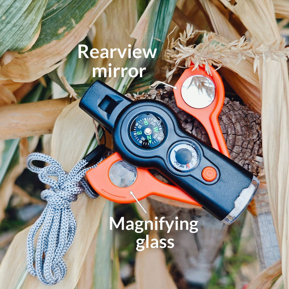 7-in-1 Outdoor Emergency Survival Whistle