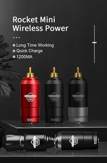 Compact Wireless Tattoo Pen Set – RCA Interface + Battery Pack