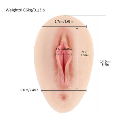 Realistic Silicone Body Contour Insert Pad