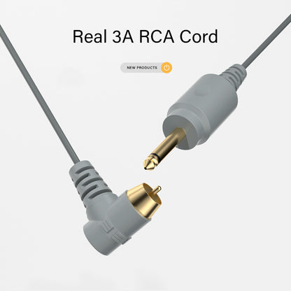 3A Tattoo RCA Curved Fine Liner 2mm Motor Pen with Silicone Connector Cable