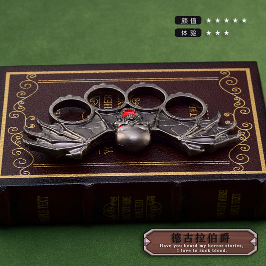Bat Knuckle Duster Broken Window Gear Decoration