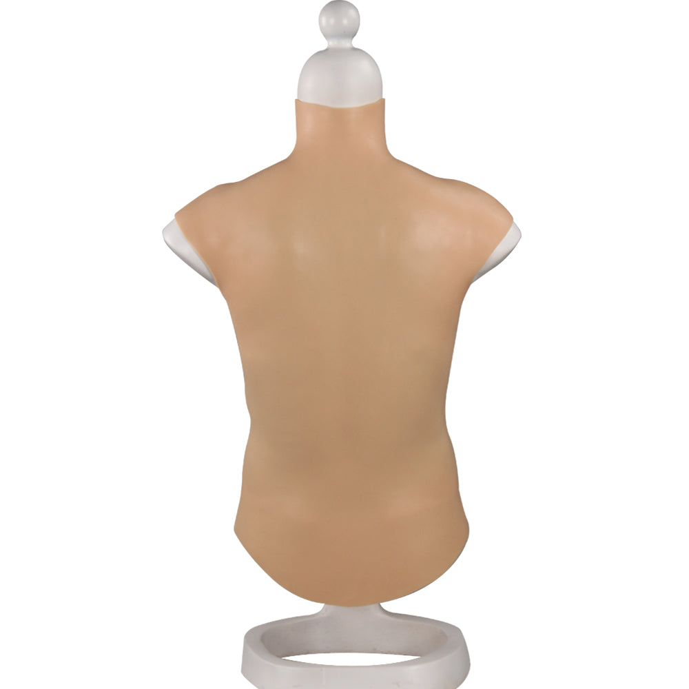 Oil-Free Silicone Breastplate — C–E Cup, Two Lengths