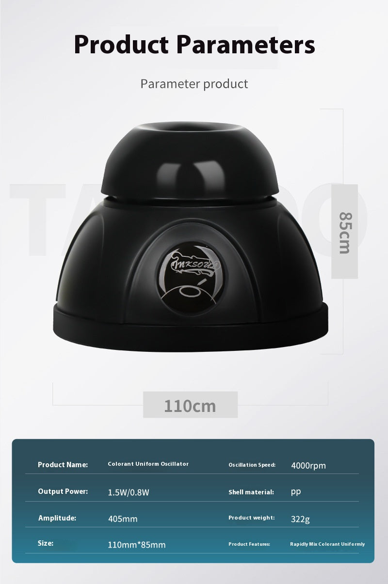 Rechargeable Tattoo Ink Mixer – Vibration Pigment Shaker for Tattoo & PMU Colors