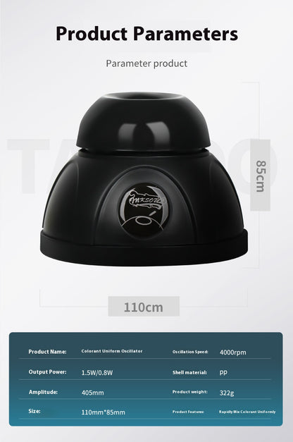 Rechargeable Tattoo Ink Mixer – Vibration Pigment Shaker for Tattoo & PMU Colors