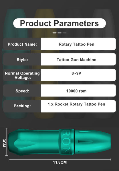 New Matte Tattoo Pen Machine – Cheyenne Compatible Rotary Tattoo Gun for Lining & Shadi