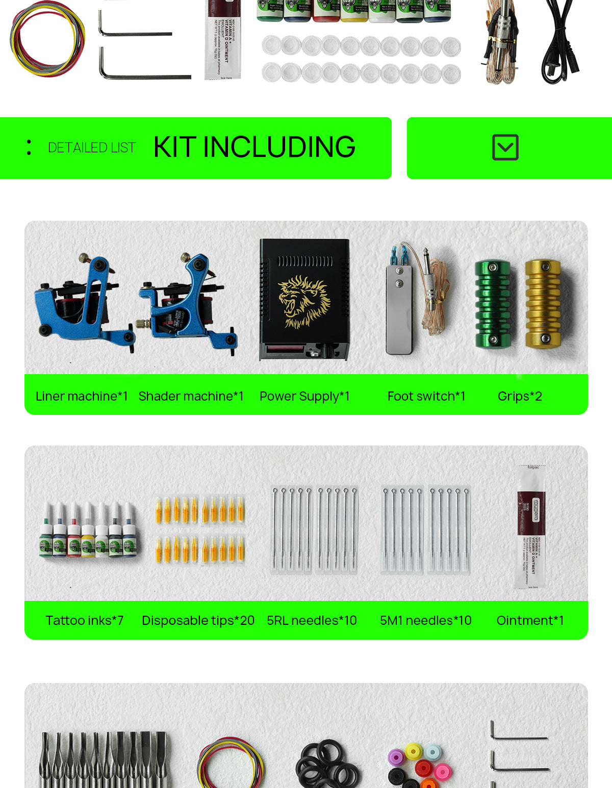 Tattoo Kit for Beginners – Dual Coil Machines Set