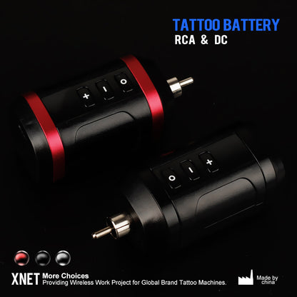 HELLO Wireless Tattoo Power Supply – Portable Mini RCA Battery for Tattoo Pen Machines
