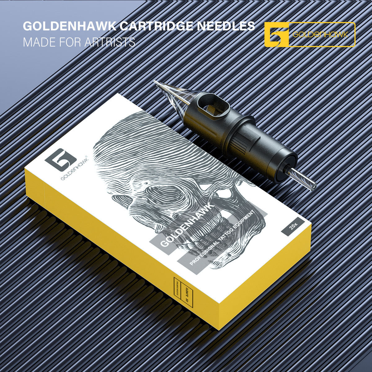 Disposable Cheyenne-Compatible Tattoo Cartridge Needles – Box of 20