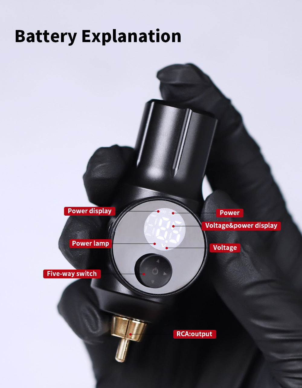 Wireless Tattoo Battery – Portable Power Supply for Pen Machines