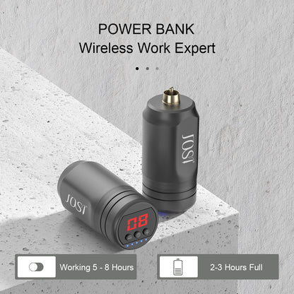 Wireless Charging Tattoo Power Bank 1600mAh for Tattoo Pen and Motor Machine