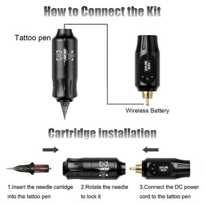 Wireless Tattoo Pen Kit – All-in-One Set
