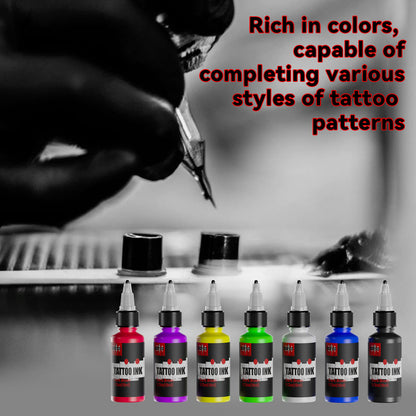 15ML Tattoo Ink Set – 7 Classic Colors
