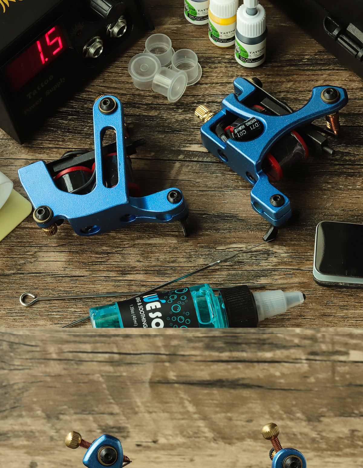 Tattoo Kit for Beginners – Dual Coil Machines Set