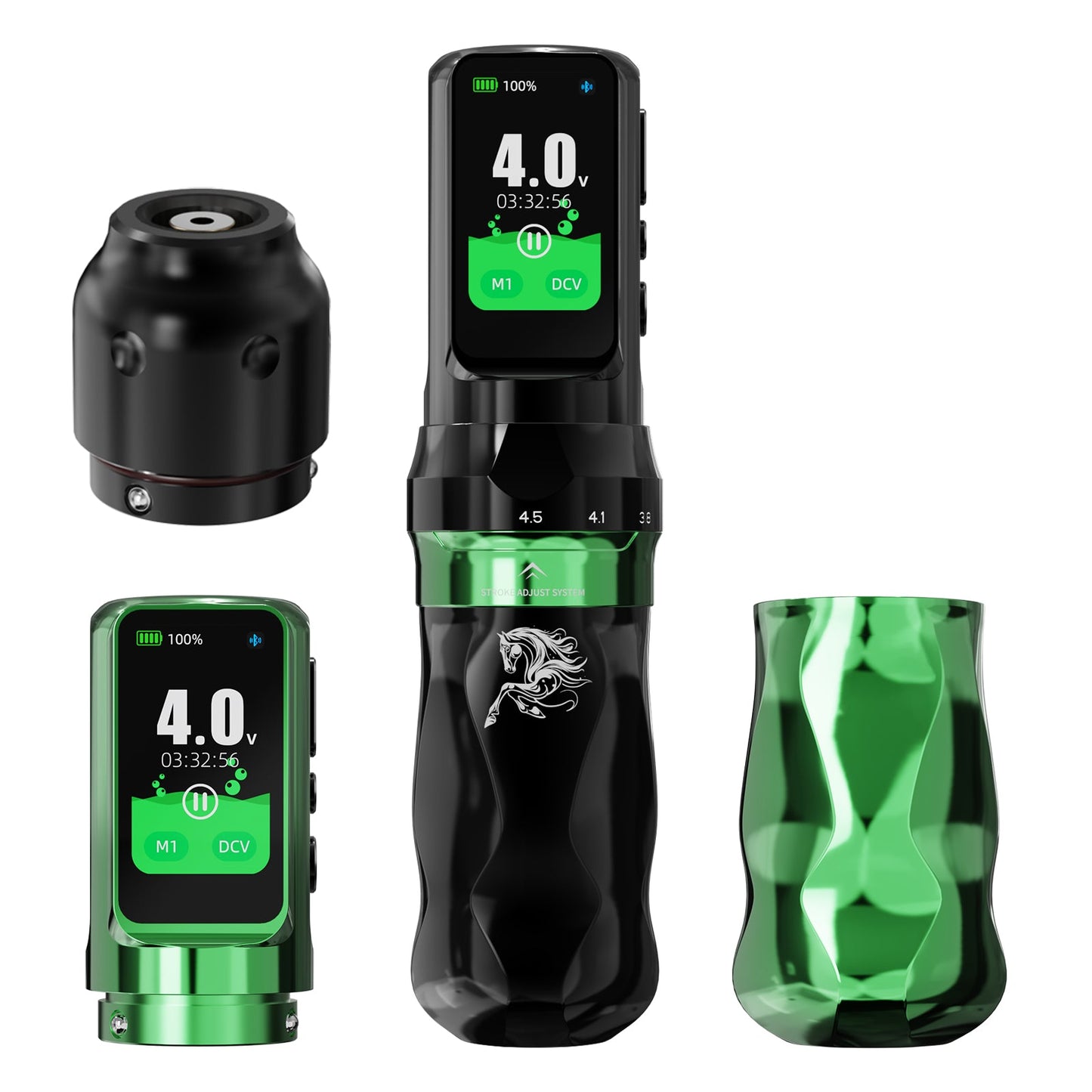 Mast Fold Pro Year of the Horse Edition Wireless Tattoo Pen Machine  2.5-4.5mm 7 Adjustable Strokes