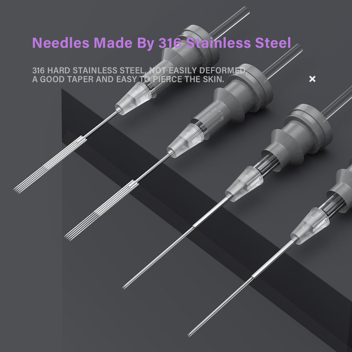 GHOST SPIDER Professional Tattoo Cartridge Needles – Short Taper, PMU & Cheyenne-Compatible (50pcs/Box)