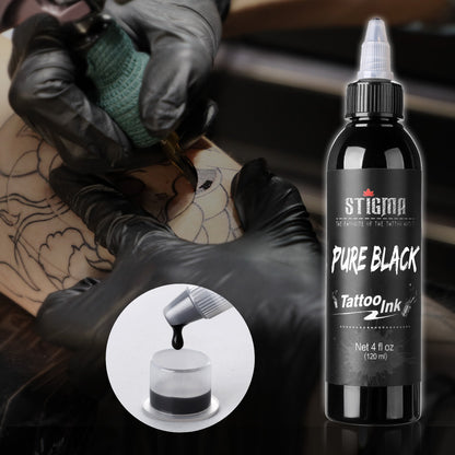 Tattoo Ink 120ml – Professional Black Tattoo Pigment for Lining & Shading