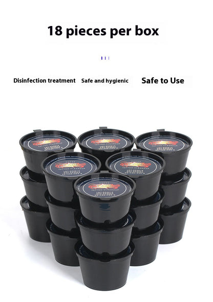 Tattoo Rinse Cups for Needle & Tip Cleaning – 18pcs/Box, Disposable Ink Wash Cups
