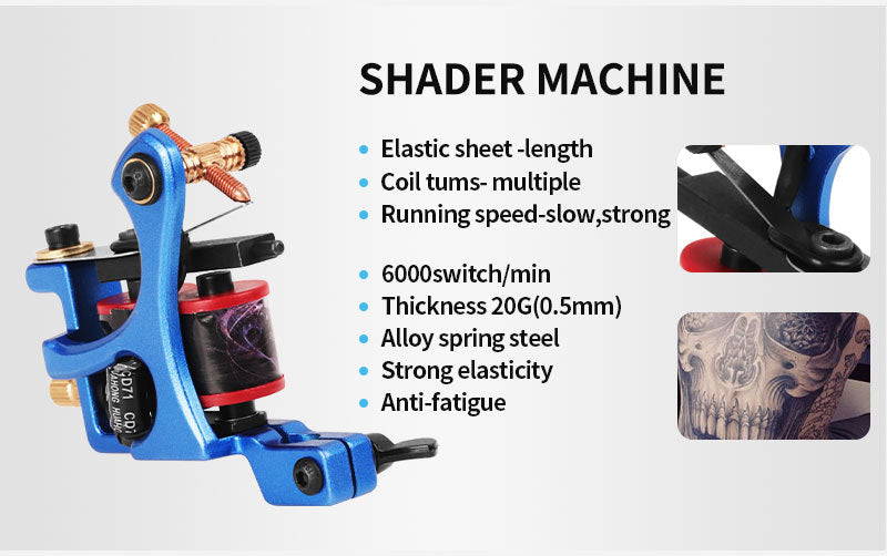 Coil Cast Tattoo Machine – Liner & Shader