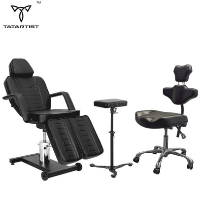 【CA】Hydraulic tattoo client chair ergonomic adjustable artist chair tattoo trolley Tattoo Studio Furniture Packages