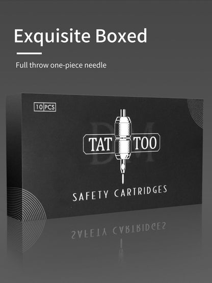 10pcs Disposable Tattoo Cartridge Needles – Short Cheyenne-Style PMU & Tattoo Needles