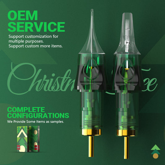 🎄Limited Edition Christmas Tattoo Cartridge Needles – PMU & Tattoo Use (10pcs/Box)