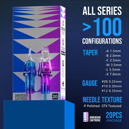 New Disposable Tattoo Cartridge Needles – Liner & Shader (20pcs Box)