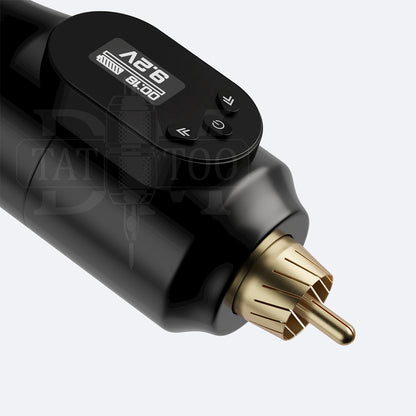 Portable OLED Wireless Tattoo Power Supply – 2000mAh Mini RCA Battery for Tattoo Pen