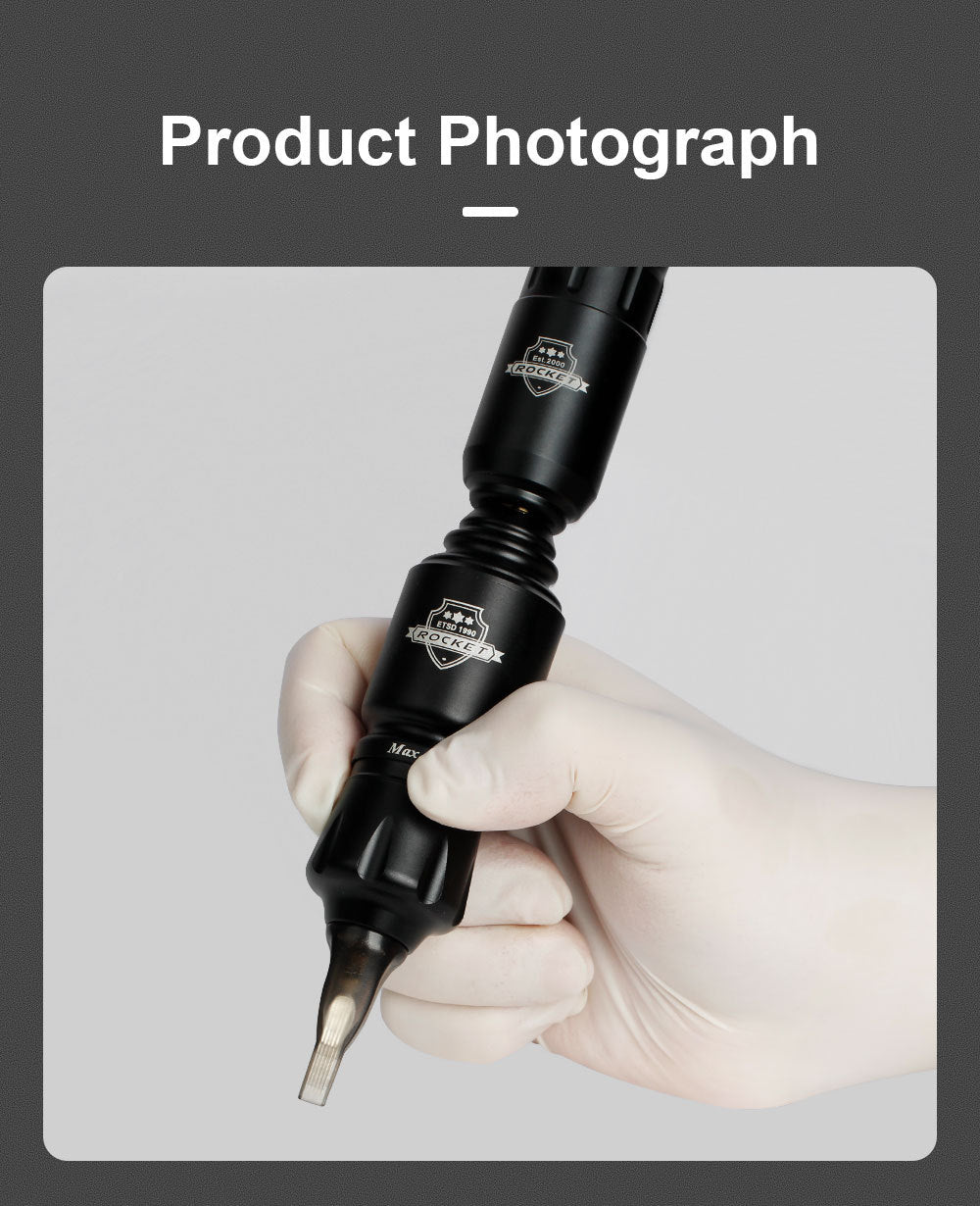 Compact Wireless Tattoo Pen Set – RCA Interface + Battery Pack