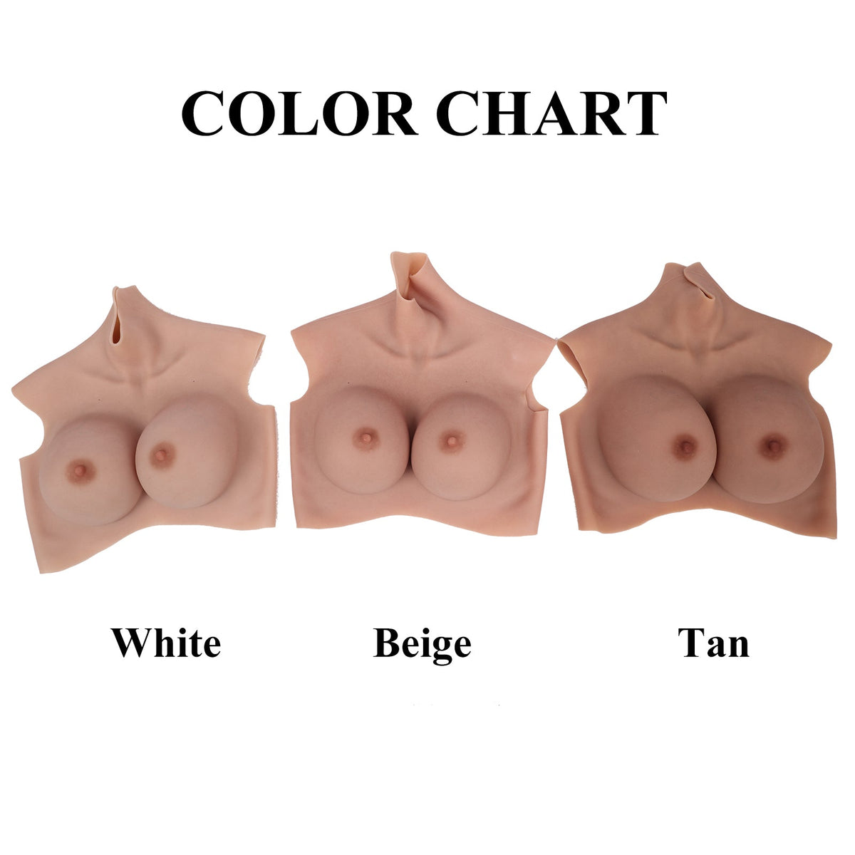 Extra-Large Silicone Breastplate — K, S & Z Cup