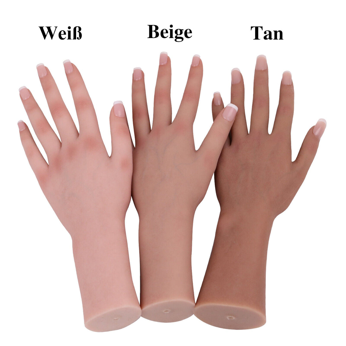 Bendable Female Silicone Hand Model for Jewellery Display