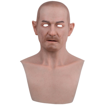 Realistic Young Male Full-Head Silicone Character Mask