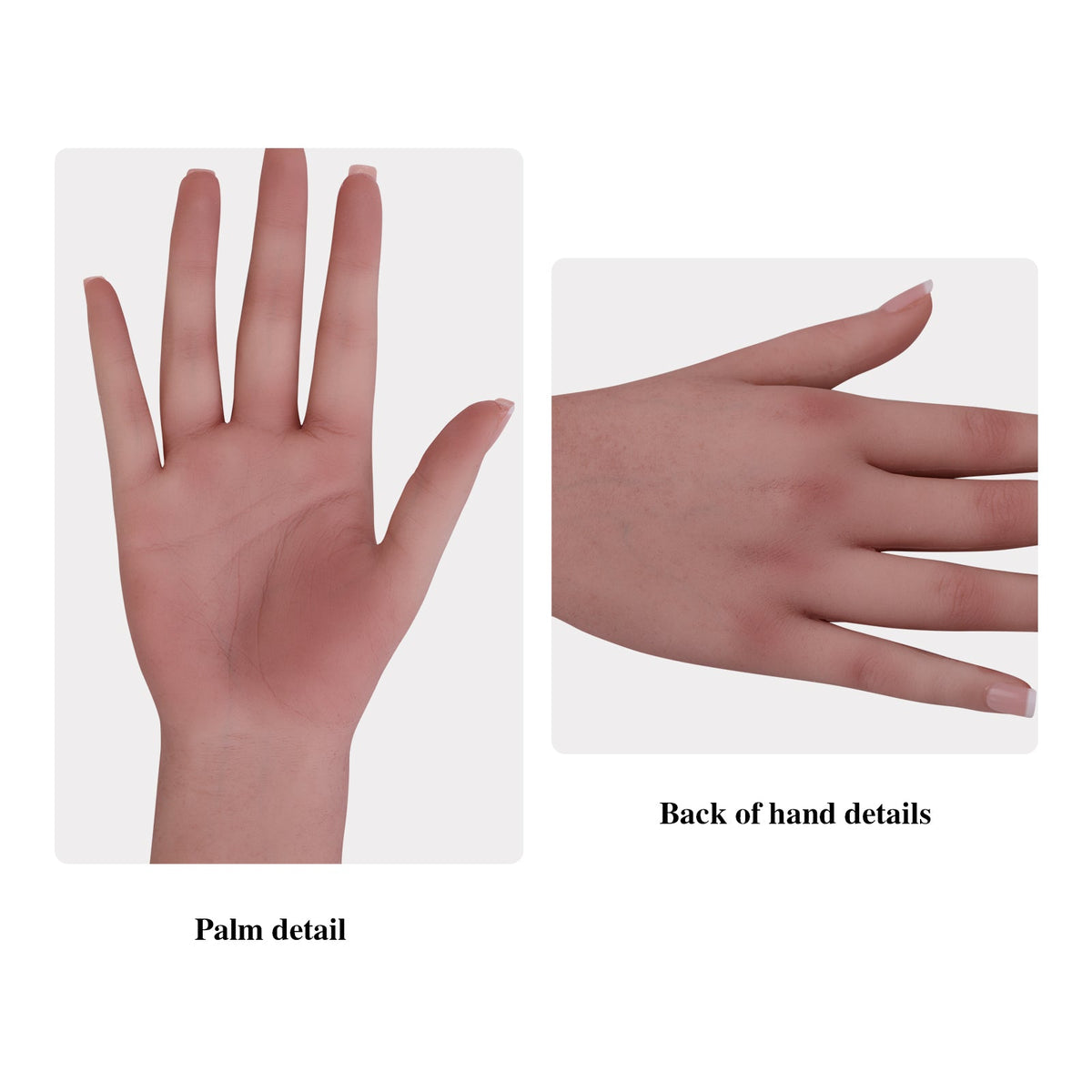 Bendable Female Silicone Hand Model for Jewellery Display