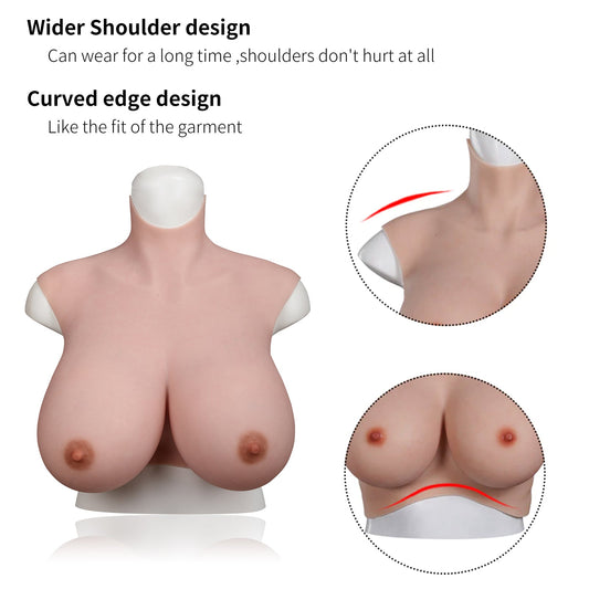 Extra-Large Silicone Breastplate — K, S & Z Cup