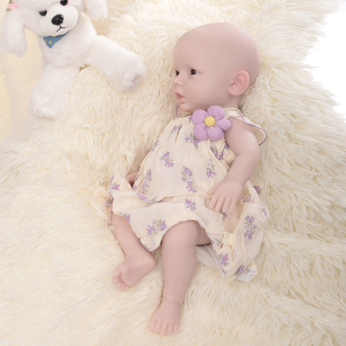 18.5-Inch Full-Body Silicone Reborn Girl Doll