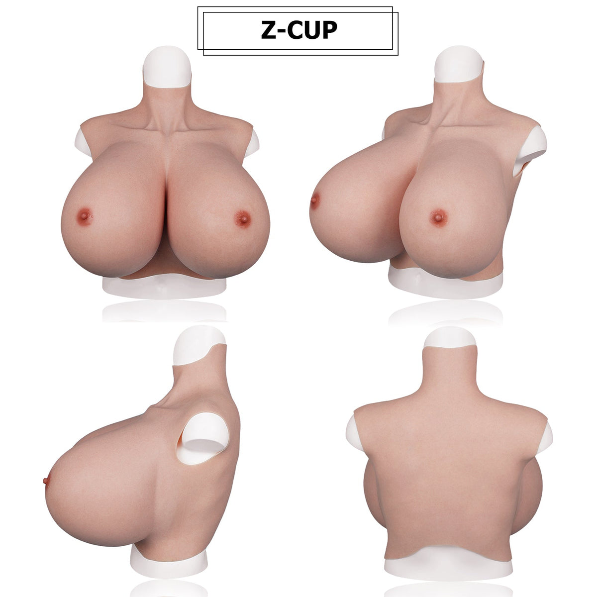 Extra-Large Silicone Breastplate — K, S & Z Cup