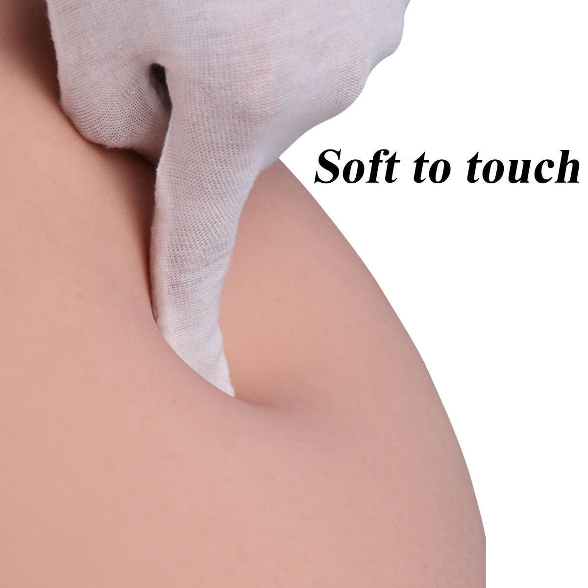 Realistic Silicone Pregnancy Belly & Breast Form — 4–9 Months