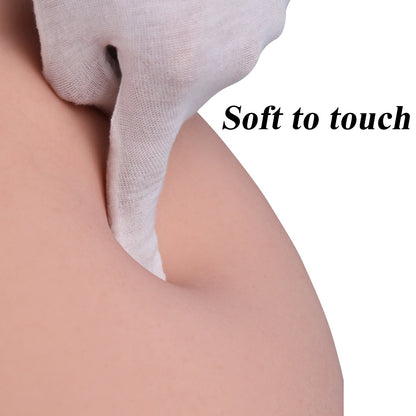Realistic Silicone Pregnancy Belly & Breast Form — 4–9 Months